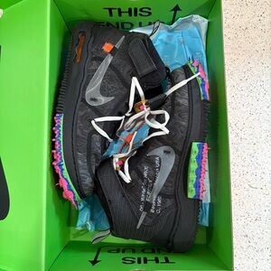 Black Off-White x Nike Air Force 1 trainers